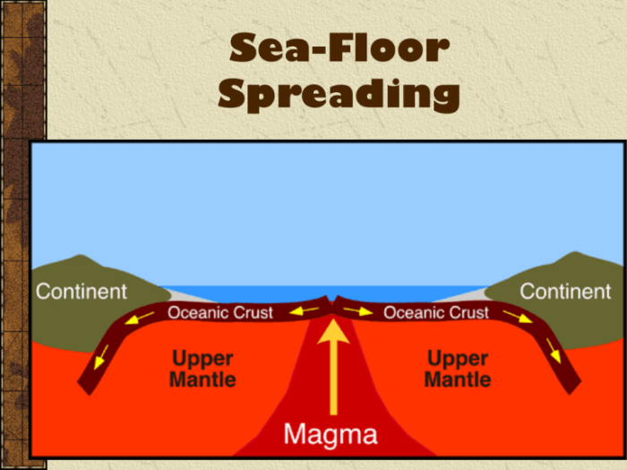 Sea floor spreading worksheet answers