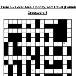 A thousand in french crossword