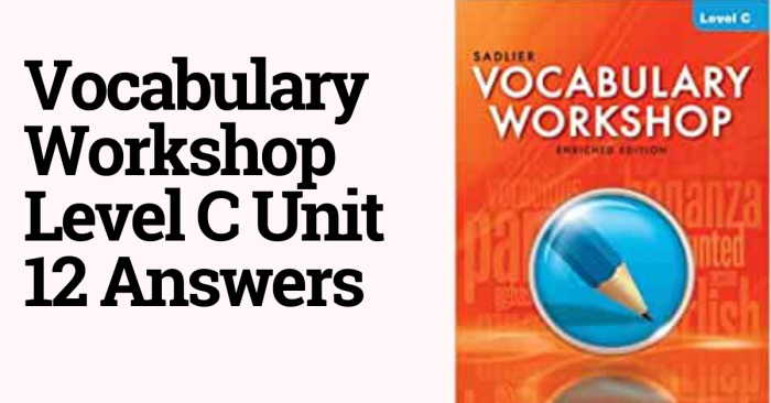 Vocabulary workshop unit 12 level b