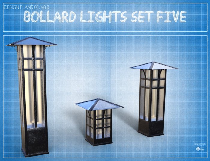 Lights bollard bollards families