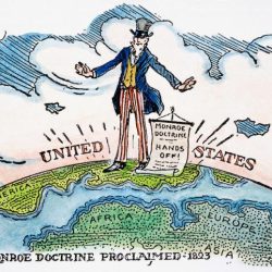 Political cartoons about the monroe doctrine