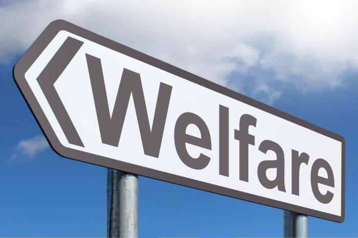 Welfare behavior winner welcome sign team member social programs stabilizers state highway demand automatic macroeconomics public signs economics food housing